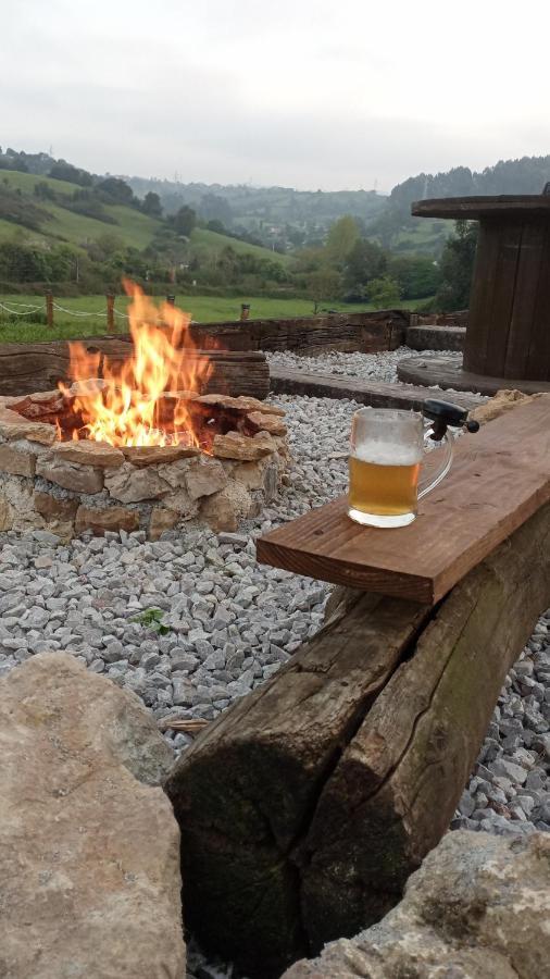 Glamping Quintana Hotell Gijón Exteriör bild