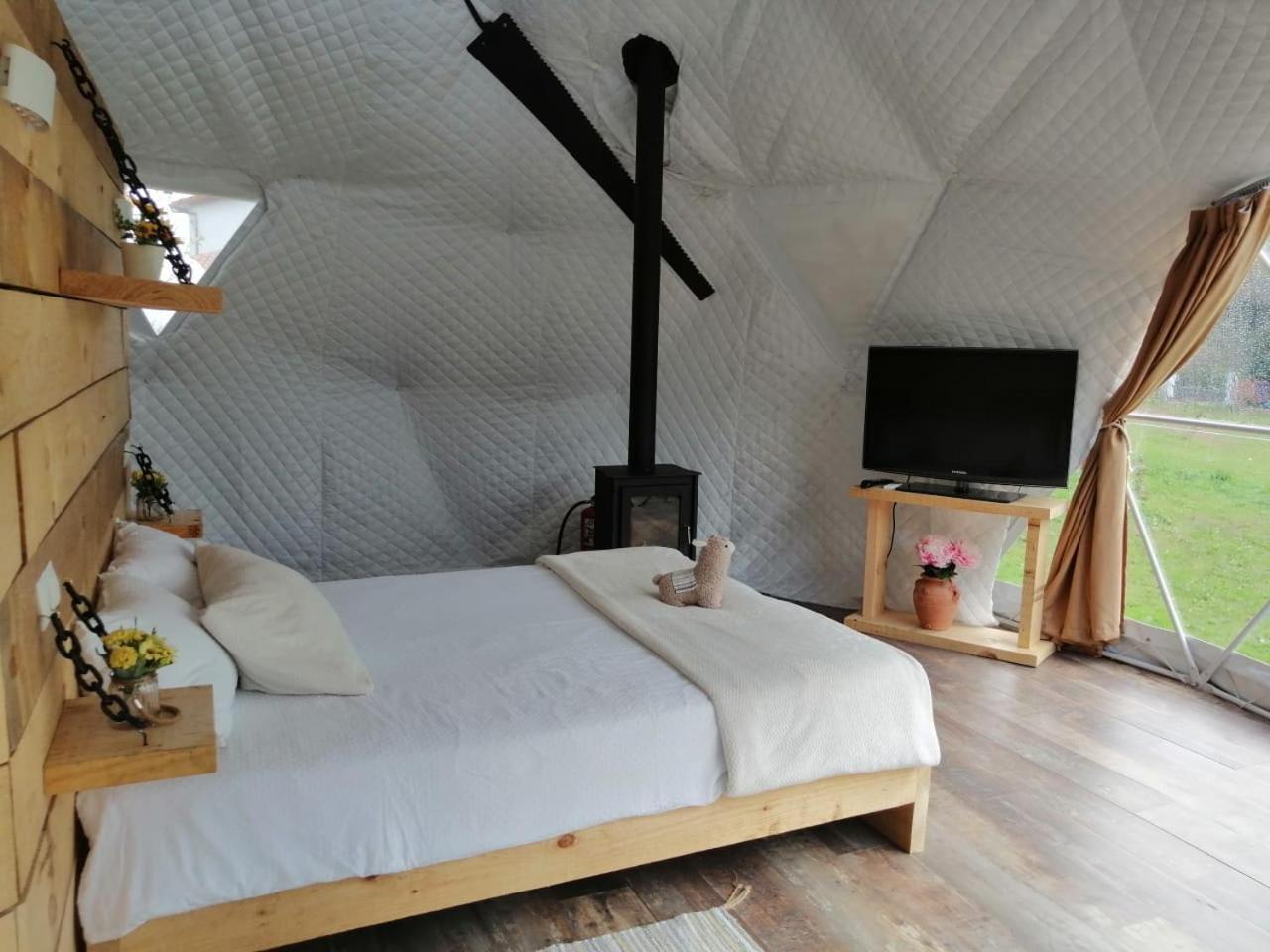 Glamping Quintana Hotell Gijón Exteriör bild